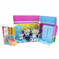 Jucarii Teddy Bear Toys de Plus Tiny Tukkins cu Casa de Joaca