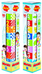 Set de constructie cu numere Abrick 10 piese, 7811