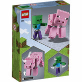 LEGO Minecraft - Porc BigFig cu bebelus de zombi 21157