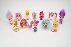 Mini papusa cu accesorii in sticluta