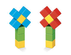 Magicube set magnetic 8 piese Green line set 8, 054