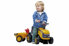 Tractor falk JCB cu remorca lopata si grebla