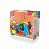 Elicopter gonflabil Bestway cu 50 de bile, 140 cm x 127 cm x 89cm