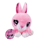 Jucarie de plus, model iepuras, nume Ella 20 cm