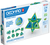Geomag set magnetic 114 piese Classic Panels green line, 473
