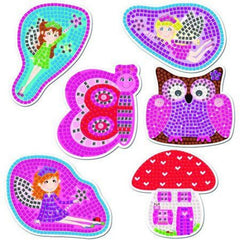 Set creativ pentru copii Galt Mozaic Fairy Friends, dezvolta creativitatea si dexteritatea