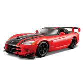 Macheta Masinuta Bburago 1:24 Dodge Viper SRT 10 ACR Rosu/Negru, BB20001B-22114