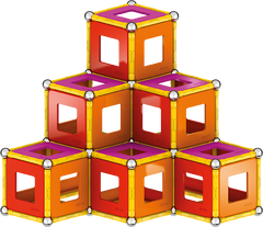 Geomag set magnetic 200 piese Classic Panels Green line, 474