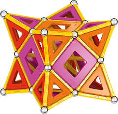 Geomag set magnetic 200 piese Classic Panels Green line, 474