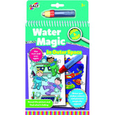 Carte de colorat Spatiu Galt, 6 imagini reutilizabile, 3 ani+