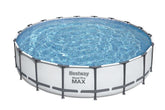Piscina cadru Rotunda, Bestway Steel Pro Max, 56462, Albastru, 5.49 x 1.22 m
