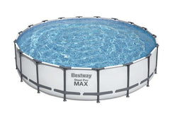 Piscina cadru Rotunda, Bestway Steel Pro Max, 56462, Albastru, 5.49 x 1.22 m