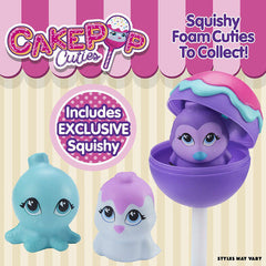 Set Cake Pop Cuties 3 Figurine Moi in Acadea Cake Pop - Sealpop si Poptopus