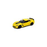 Macheta Auto Welly 1:24 Chevrolet Corvette Z06 Galben (2017), 24085