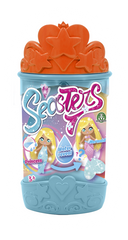 Mini papusa sirena colectibila, Seasters, EAT00000, portocaliu