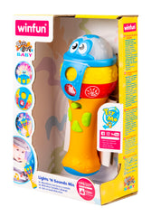Jucarie microfon cu lumini si sunete, Winfun, 1803