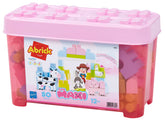 Joc de construit în cutie cu animăluțe, Farm Animals Barrel Maxi Abrick Ecoiffier, 7880