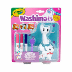 Set Figurine Crayola - 2 pisicute Washimals care se pot colora si spala