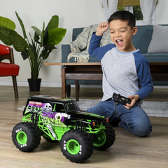 Masinuta Monster Jam RC - Grave Digger, scara 1:15