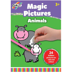Carte de colorat Galt: Magic Pictures Razuim si coloram - Animale, L1413L