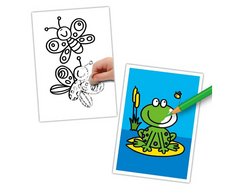 Carte de colorat Galt: Magic Pictures Razuim si coloram - Animale, L1413L