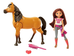 Papusa Lucky si poneiul Spirit, Mattel GXF95