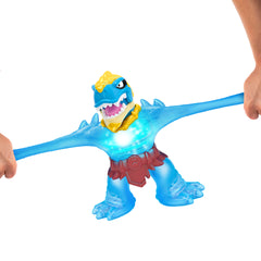 Figurina elastica Goo Jit Zu Dino Power cu sunete si lumini 41115