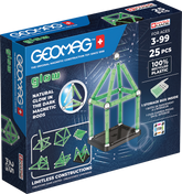 Set de constructie magnetic Geomag Glow 25 piese, 328