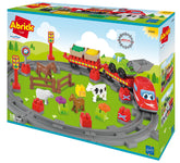 Cuburi Abrick Ecoiffier Trenuletul de la Ferma 3068