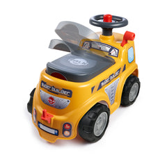 Masinuta fara pedale Falk super builder ride-on cu remorca, FK 706C