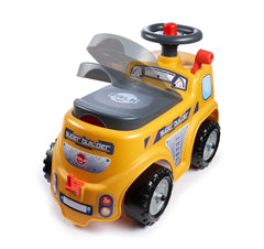 Masinuta fara pedale Falk super builder ride-on cu remorca, FK 706C