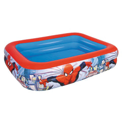 Piscina copii gonflabila 98011 de familie, Bestway, Dreptunghiular, Model Spider-Man, 2.00 m x 1.46 m x 48 cm, Multicolor