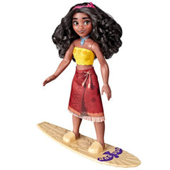 Papusa Disney Princess Vaiana cu placa de surf, HSF3379V