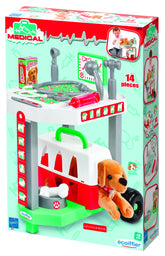 Set de joaca clinica veterinara cu catelus de plus, Ecoiffier 1919