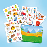 Set de creatie Totum - Stickere reutilizabile pentru geam, Ferma, TOT 025417