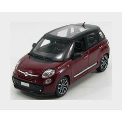 Macheta Bburago Bijoux Fiat 500L bordeaux, 1:24