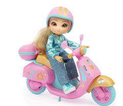 Papusa Unique Eyes Rebecca cu scooter GPMYM11000-R