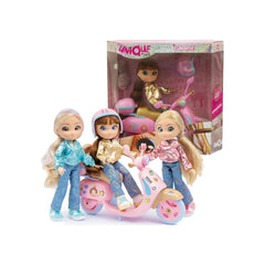 Papusa Unique Eyes Rebecca cu scooter GPMYM11000-R