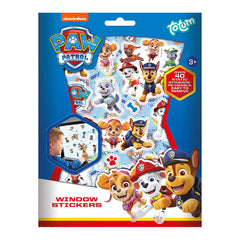 Stickere Paw Patrol pentru geam, 40 piese,Totum 720879