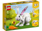 LEGO® Creator 3 in 1 - Iepure alb 31133, 258 piese