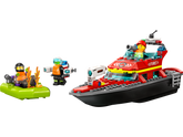 LEGO® City - Barca de salvare a pompierilor 60373, 144 piese