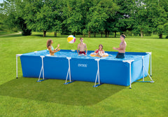 INTEX Piscina rectangulara Intex cadru metalic, 450 x 220 x 84 cm, 28273NP