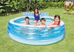 INTEX Piscina gonflabila - Swim Center™, Family Lounge, 229 x 218 x 79 cm, IX57190