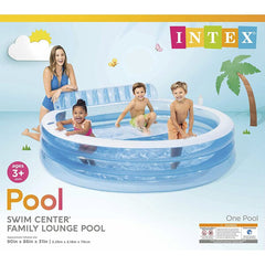 INTEX Piscina gonflabila - Swim Center™, Family Lounge, 229 x 218 x 79 cm, IX57190