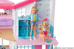 Casuta de papusi Barbie cu mobilier, MTFXG57