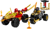 LEGO® Ninjago - Infruntarea dintre Kai in masina si Ras pe motocicleta 71789, 103 piese