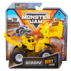 Masinuta Monster Jam Dirt Squad 1/64, Scoopz, 20140652
