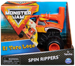 Masinuta Monster Jam, Scara 1:43, Click Flip, El Toro Loco, Portocaliu