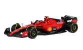 Macheta Masinuta Bburago 1:43 F1 Ferrari Racing WB 2023 #55 Carlos Sainz, BB36820-36836-55