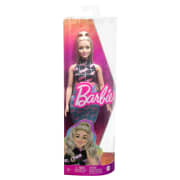 Papusa Barbie, fashionistas curvy, par blond, 28 cm